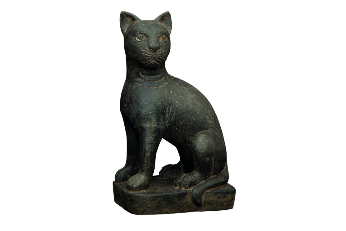 Statue chat assis 45 cm Statue chat assis 45 cm