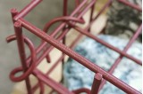 Gabion Décoratif Couleur époxy rouge 