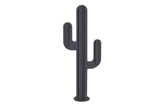 Déco extérieure Statue cactus 3 branches en métal gris