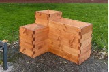 Module carré potager en Douglas