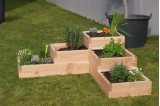 Module carré potager en Douglas